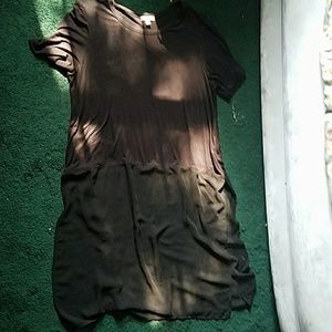 Black top with shearing detail on the bottom